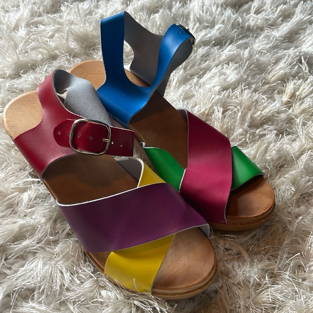Custom Wooden Heeled Sandals